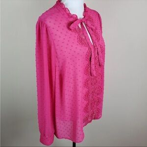 Torrid Elegant Pink Lace Women's Top